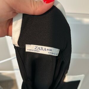 Zara casual black long sleeve dress.